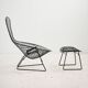 Fauteuil et ottoman Bird par Harry Bertoia pour Knoll, lot de 2