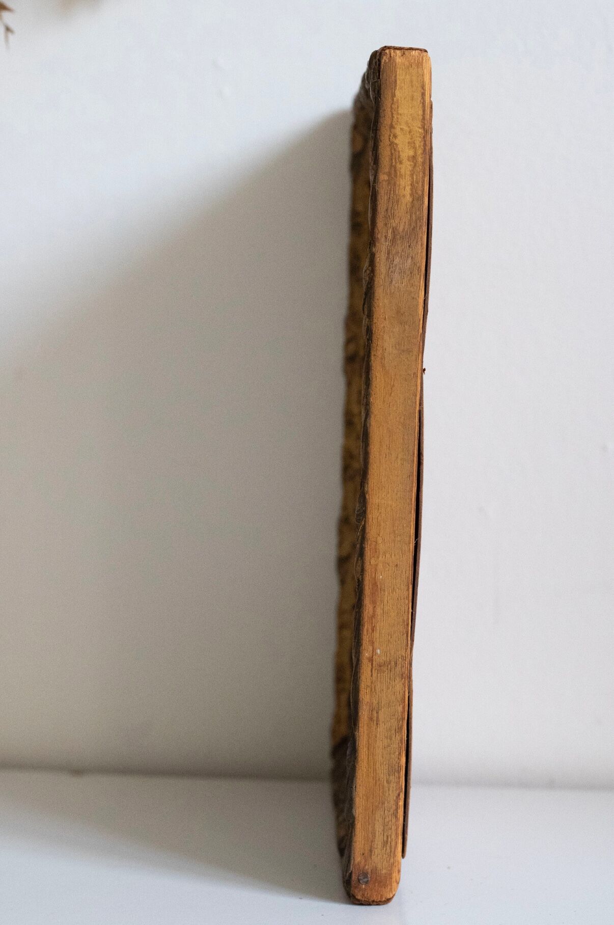 Antique mirror in gilded wood