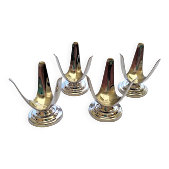 Stainless steel shell 18/10 : " letang and remy " vintage 1 set of 4