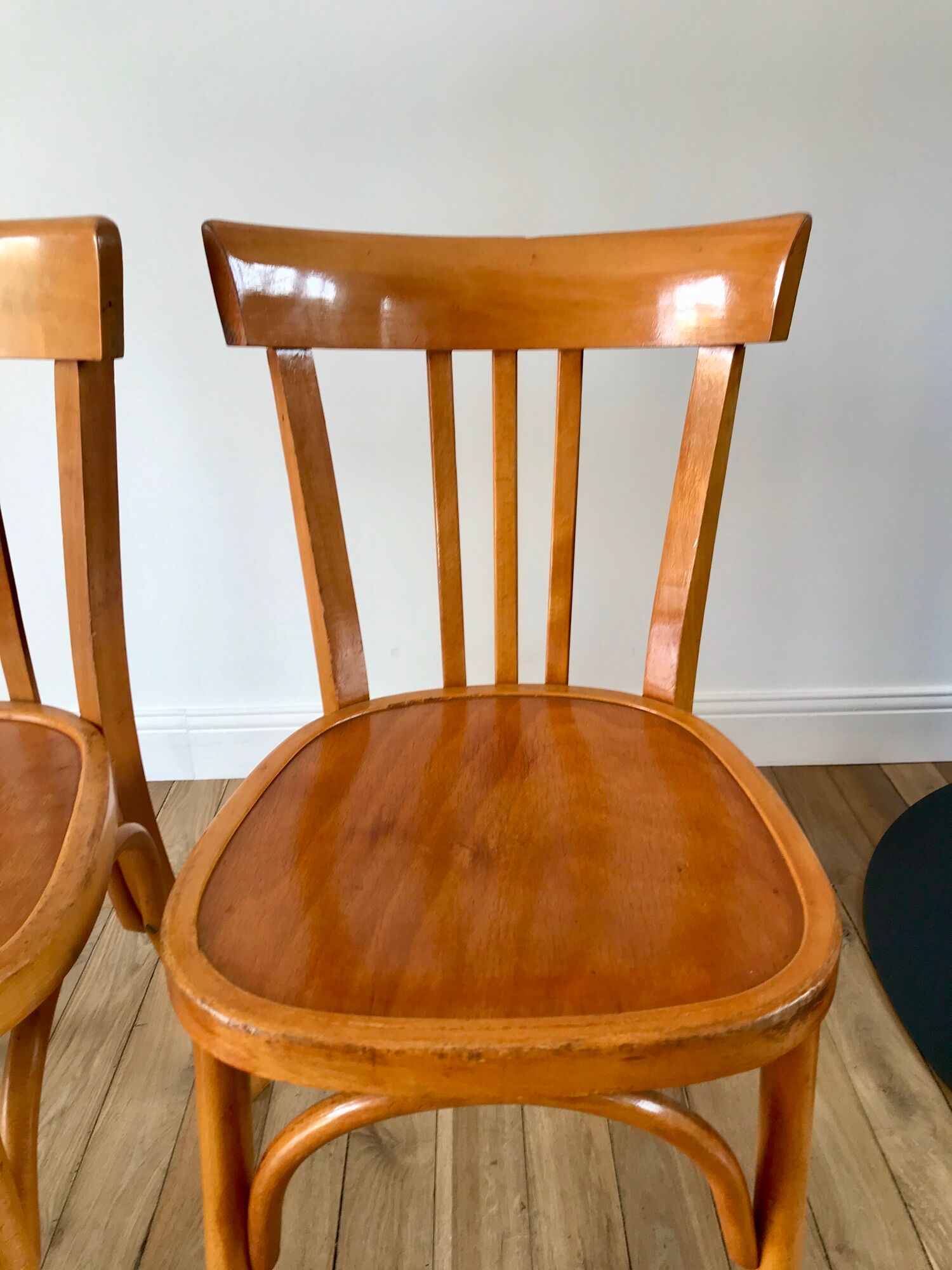 Set of 3 Luterma bistro chairs 50s