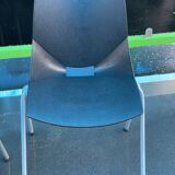 4 Designer stackable chairs Angelo Pinaffo Model shell