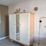 Armoire vintage années 60 relookée