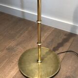 Brass floor lamp