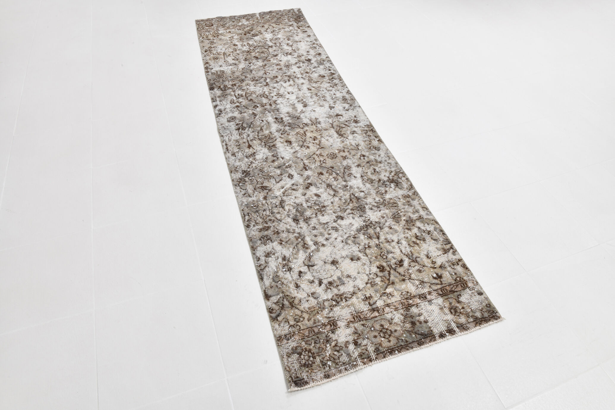 Turkish runner rug, 80x270cm