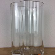 Vase Orrefors in crystal 27 cm, Scandinavian