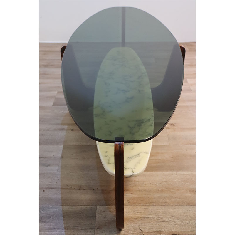 Vintage coffee table by Hugues Poignant 1960