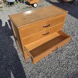 Vintage oak chest of drawers from the 60s