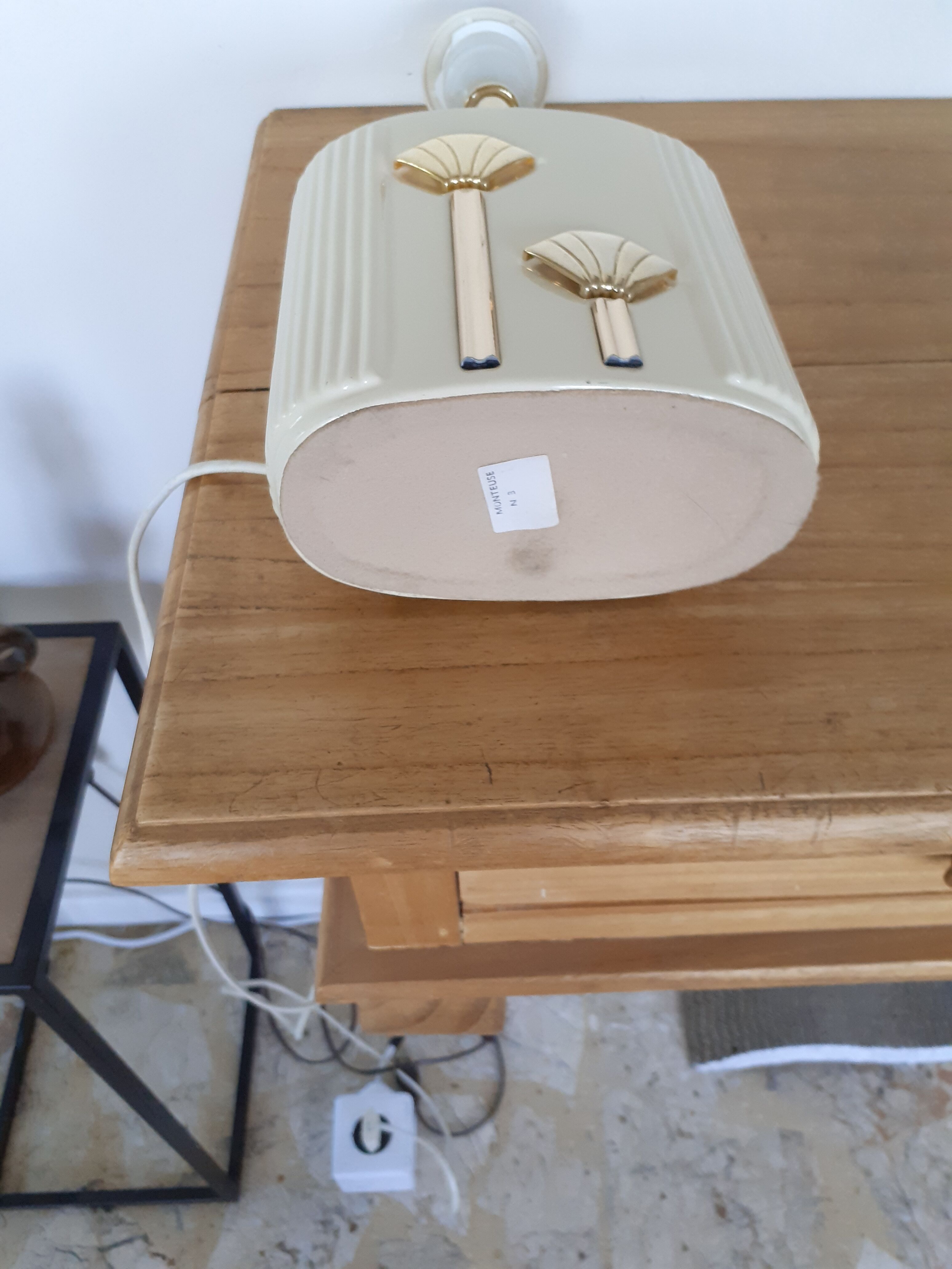 Art Deco ceramic lamp