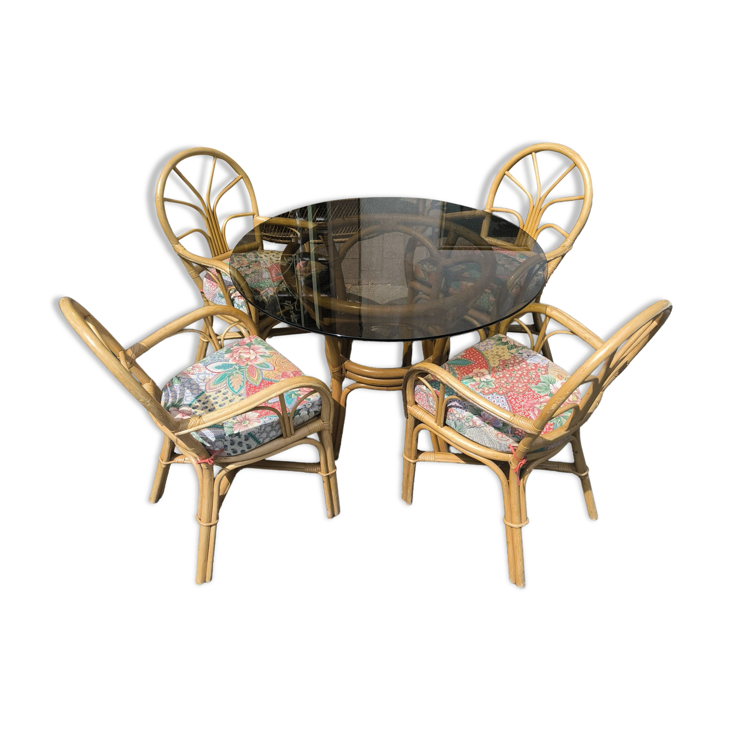 Rattan lounge set
