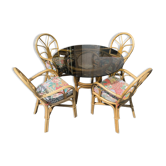 Rattan lounge set