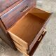 Storage cabinet with 5 drawers in white wood 50s