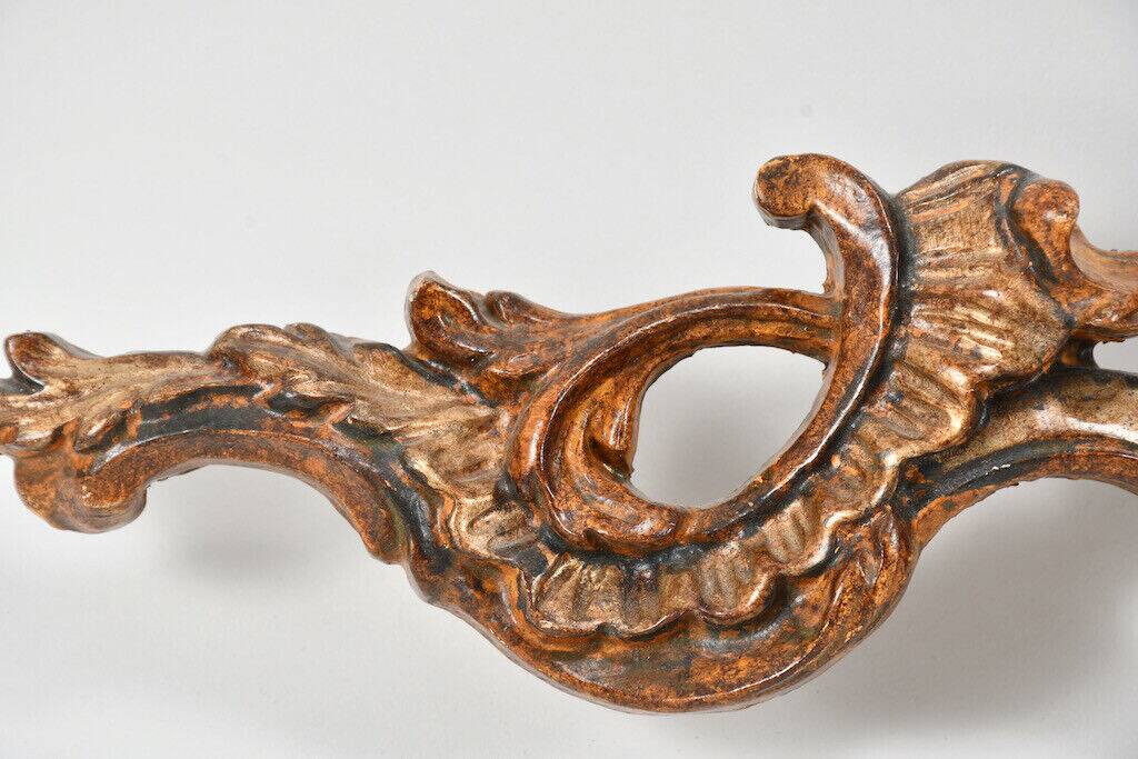 Fronton Dessus de porte bois sculpté Louis XV