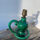 Lampe Vallauris en céramique verte