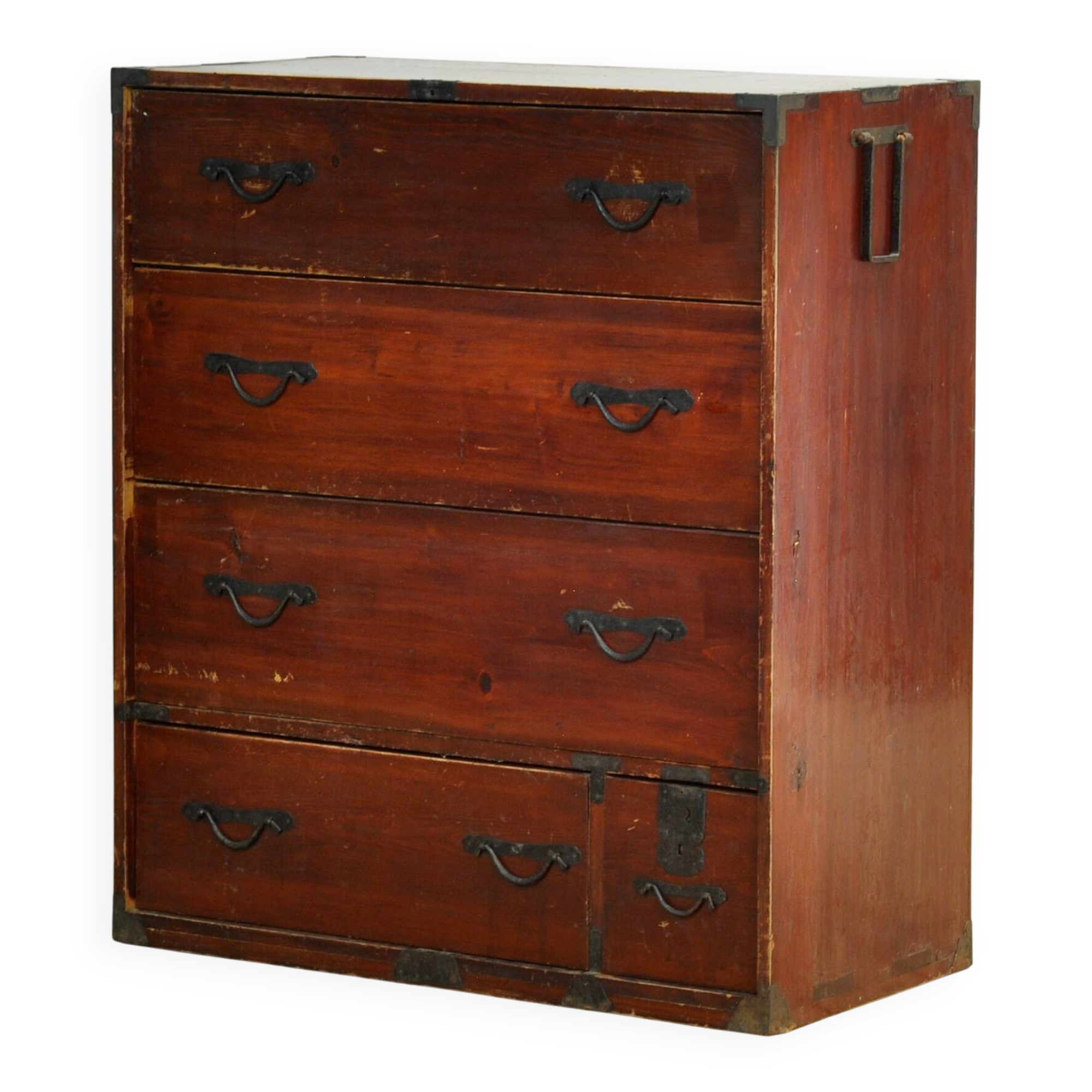 Japanese Tansu chest of drawers, circa 1870