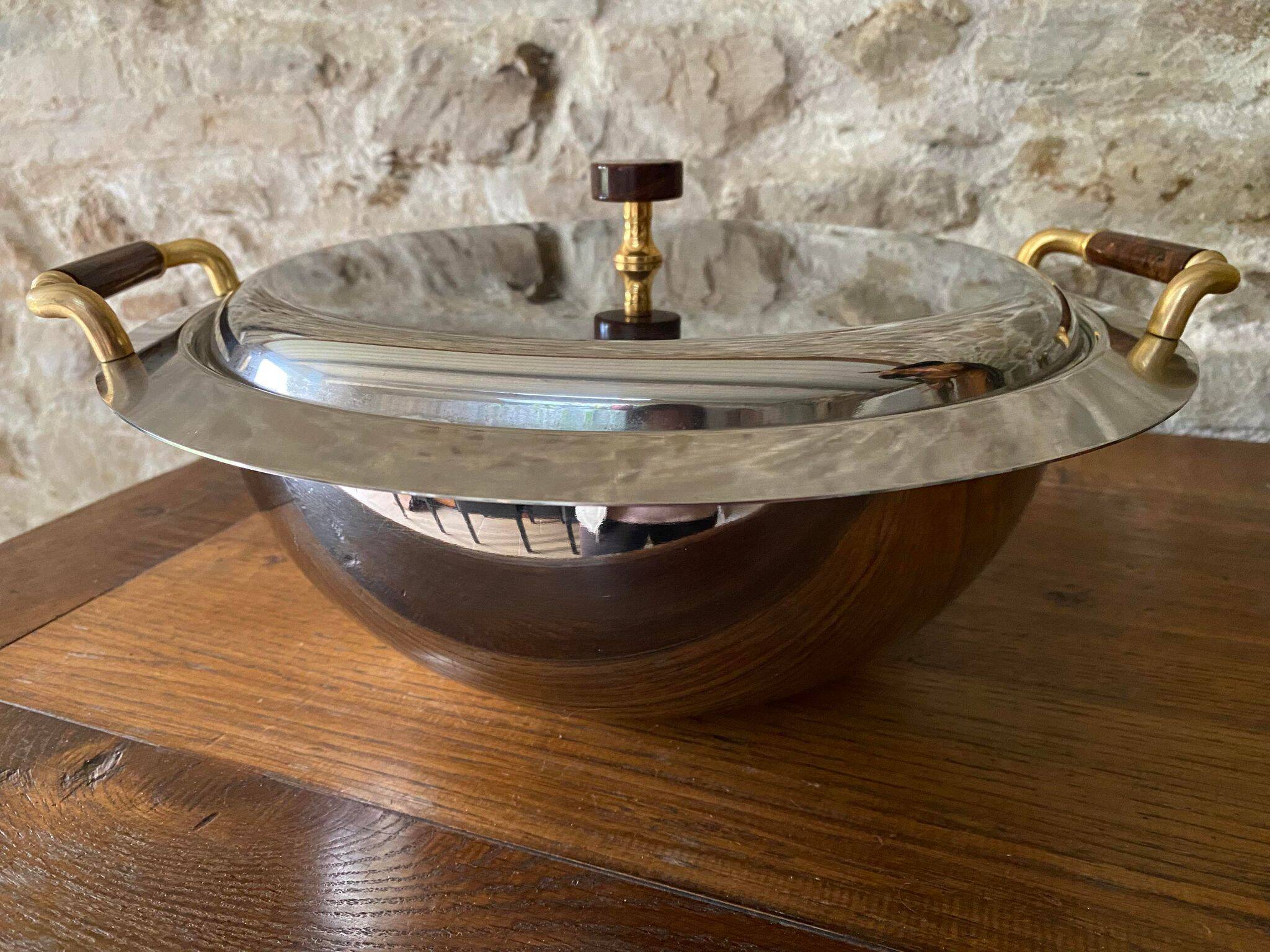 Stainless steel vegetable/soup tureen