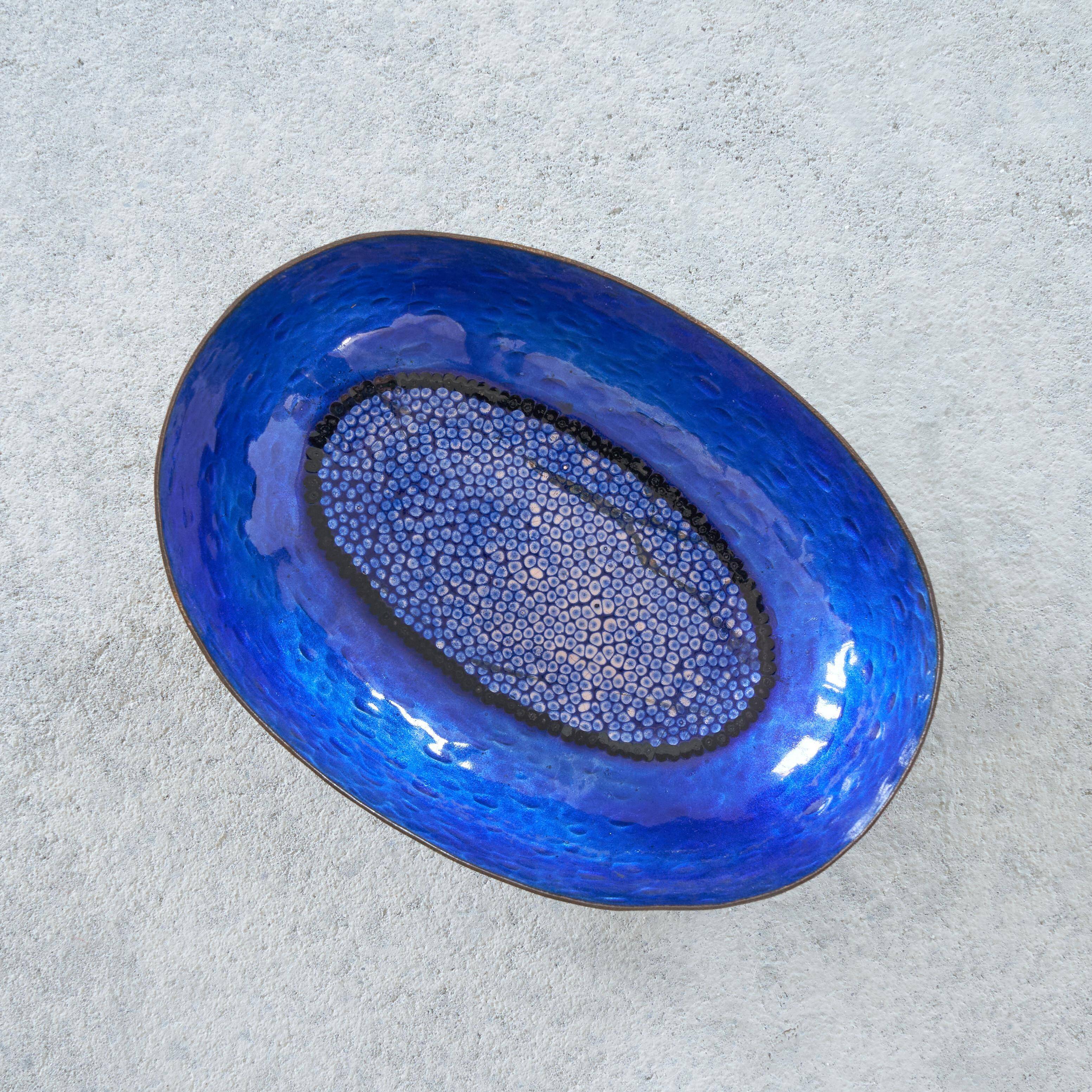 Hammered and enamelled Valenti cup from the 1960s.