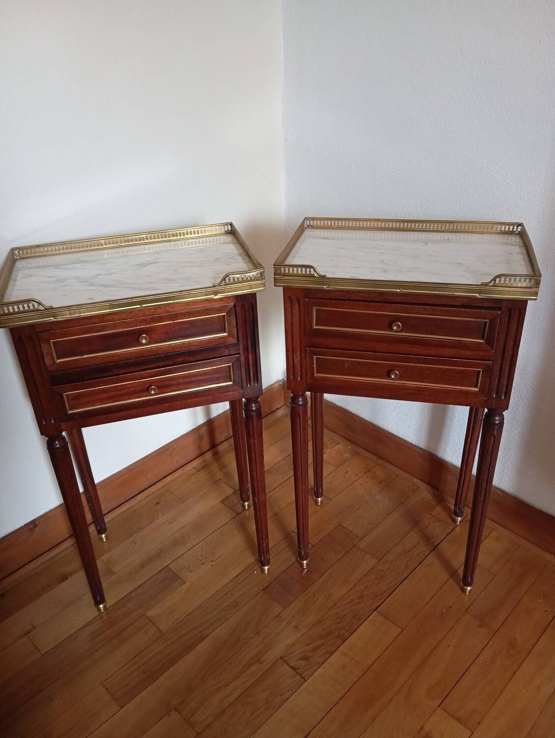 Louis XVI style bedside table