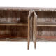Buffet vitrine étagère en teck birman ancien