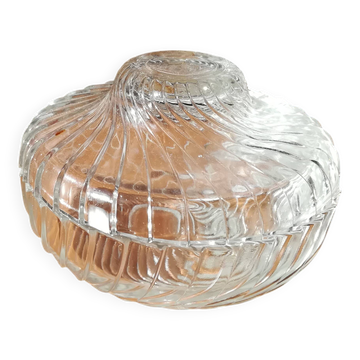 Twisted Glass Candy Bowl