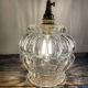 Hanging lamp pressed molded glass
