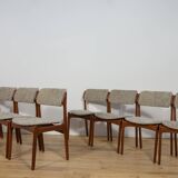Mid-Century Model 49 Dining Chairs in Teak by Erik Buch for Odense Machine Gunning, 1960s, Set of 8