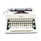 Typewriter, olympia monica 1960