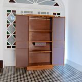 Old kitchen metal cabinet