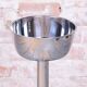 Bauhaus Pedestal in Metal, Czech, 1970s