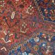 Tapis antique fait main Khamseh persan 156cm x 194cm (1900s)