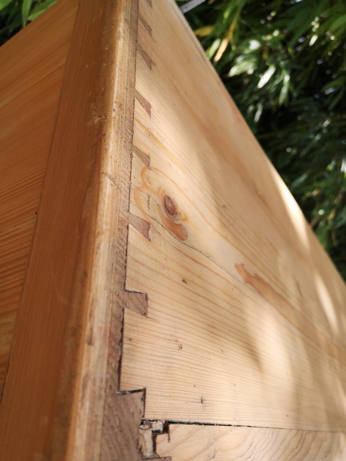 Tall unit, pine display case