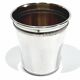 Solid silver cup with gadroon motif