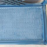 Vintage rattan drawer cabinet