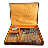 Vintage Ercuis cutlery set of 37 pieces, Chinon model.