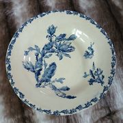 6 mismatched vintage deep plates in ironstone