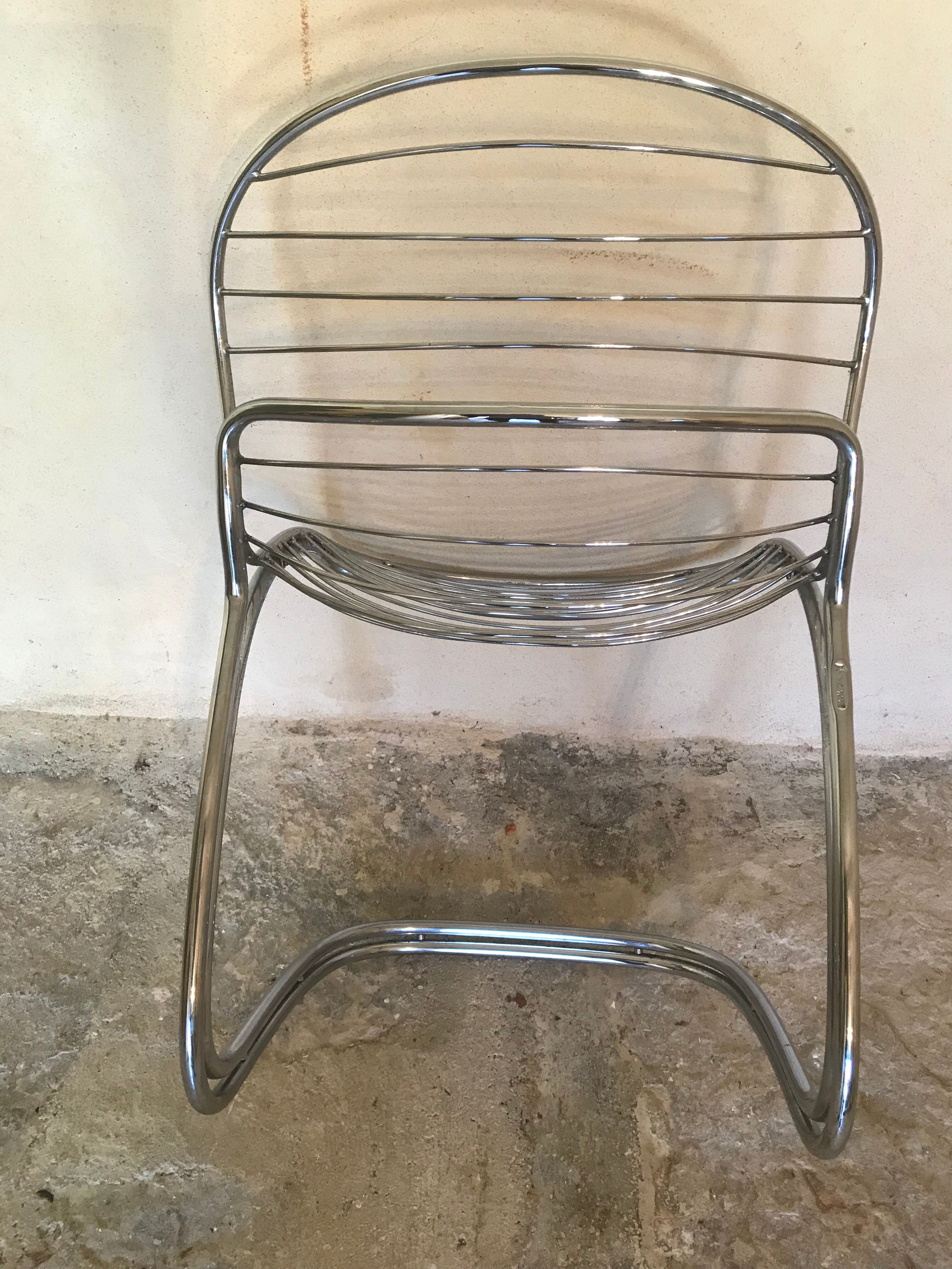 1970's chair by gastone rinaldi for rima, sabrina model, italian design