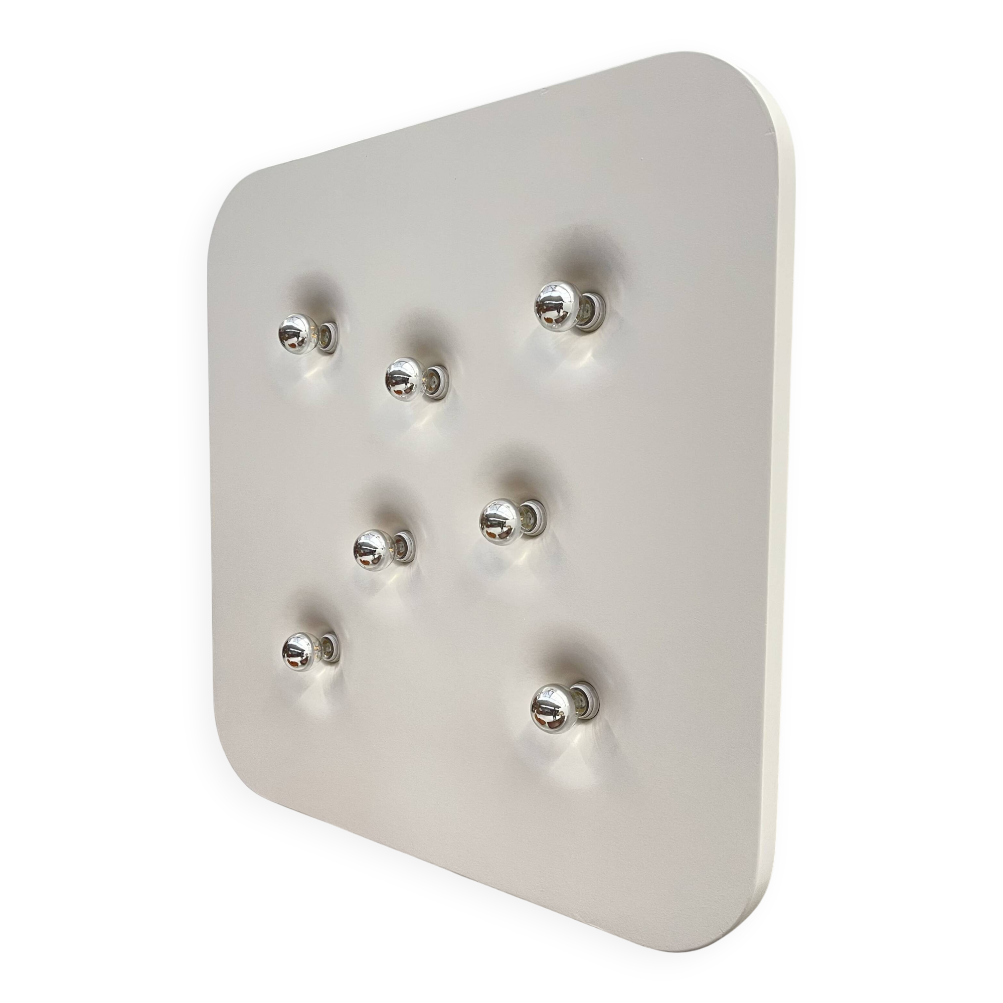 Space Age- Decorative fiberglass wall lamp - France - 1970