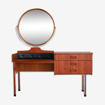 Dressing table - Large round mirror - 1960s