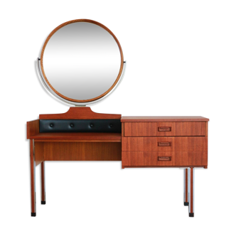 Dressing table - Large round mirror - 1960s