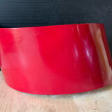 Red metal wall lamp