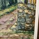Oil on canvas wooden frame "In the Esterel"