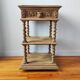 Old solid oak console Louis XIII style
