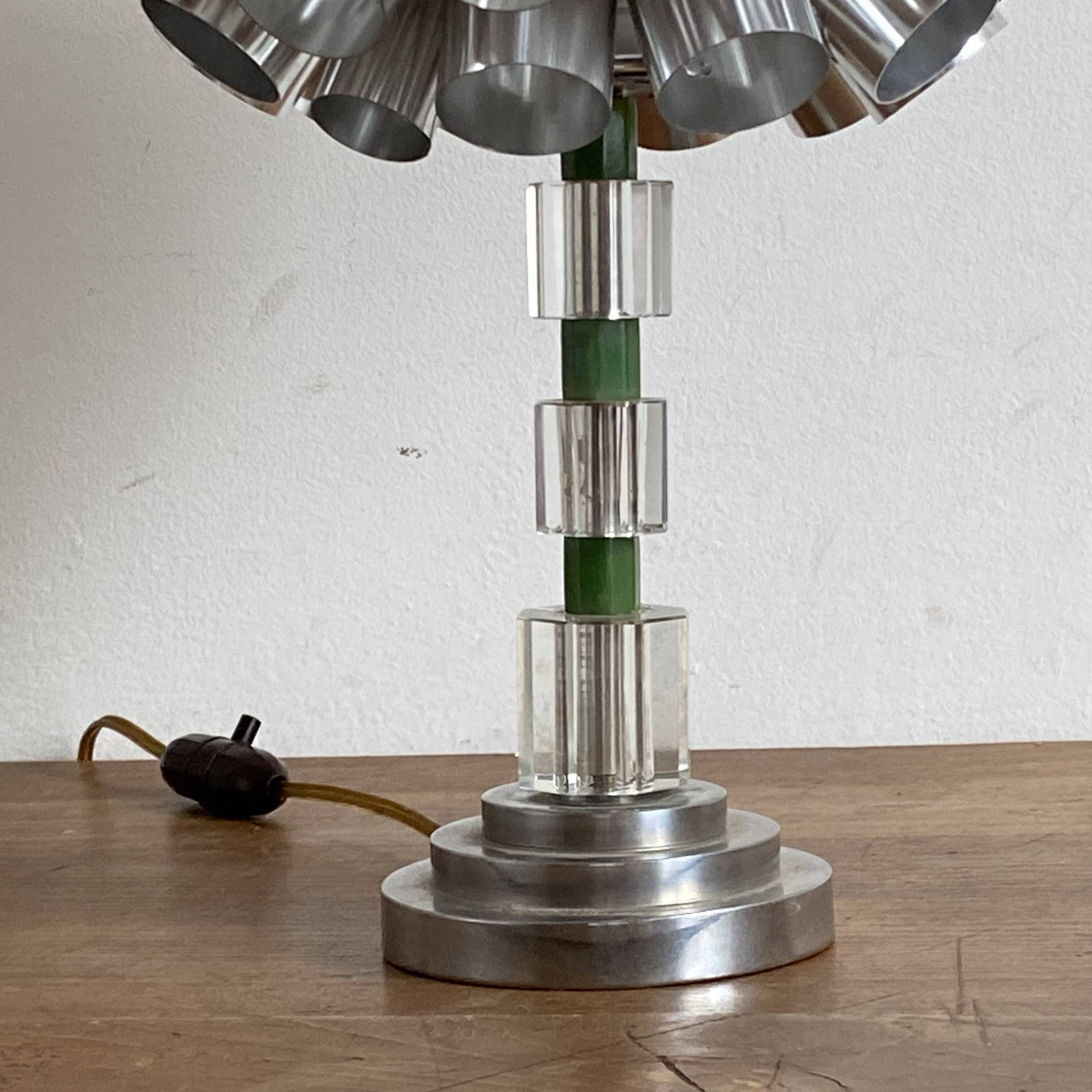 Vintage lamp. 1980. Space age.