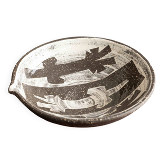 Ceramic bowl by Vandenbosch, Belgium, 1980's