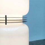 Mid-century Italian space age glass floor lamp from the 1960s.