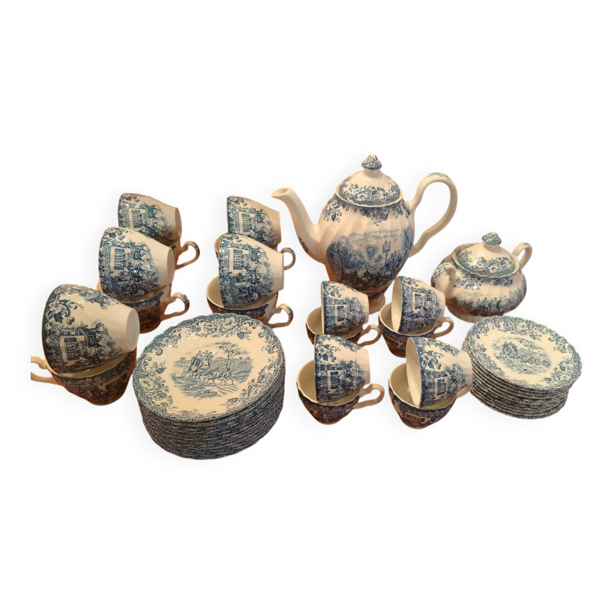 Johnson Bros England tea service café