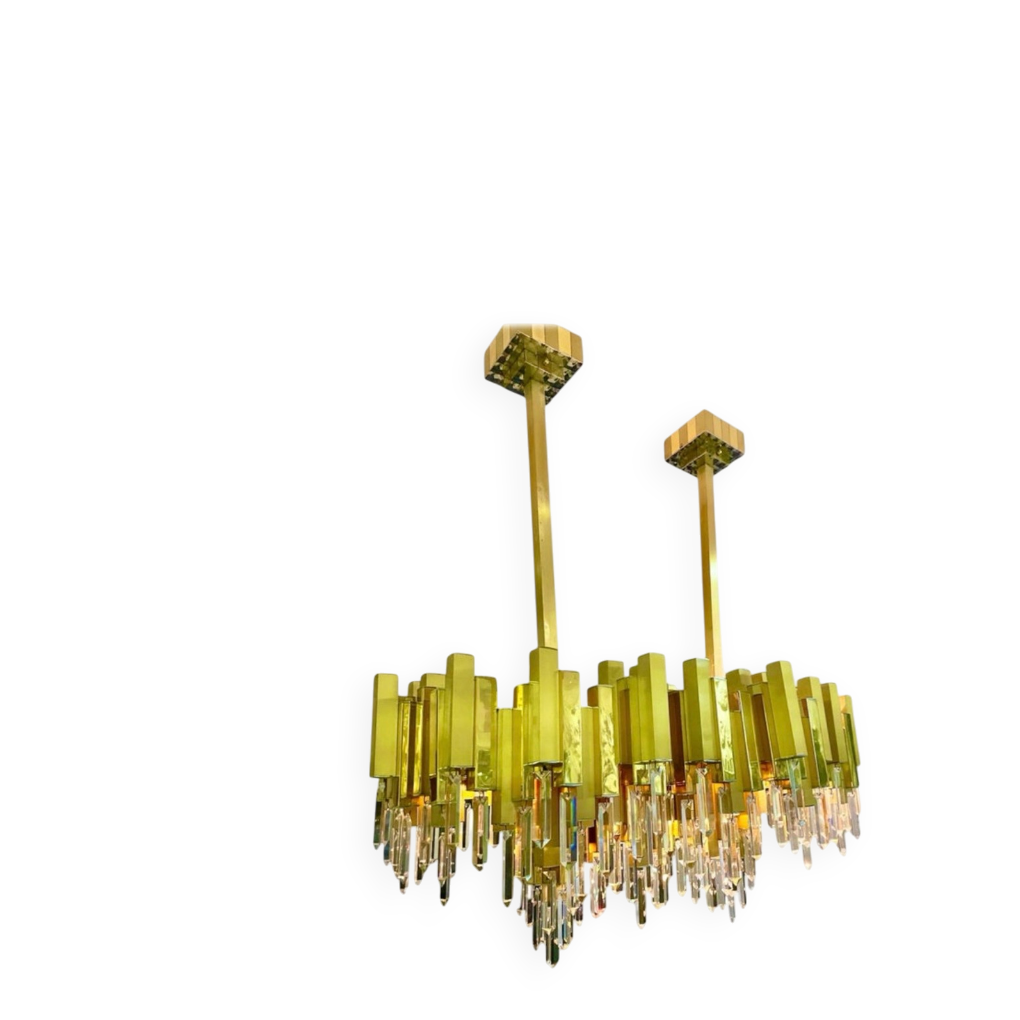 Bd Lumica chandelier en laiton 12 lampes modèle unique