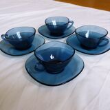 Set of Vereco cups and saucer