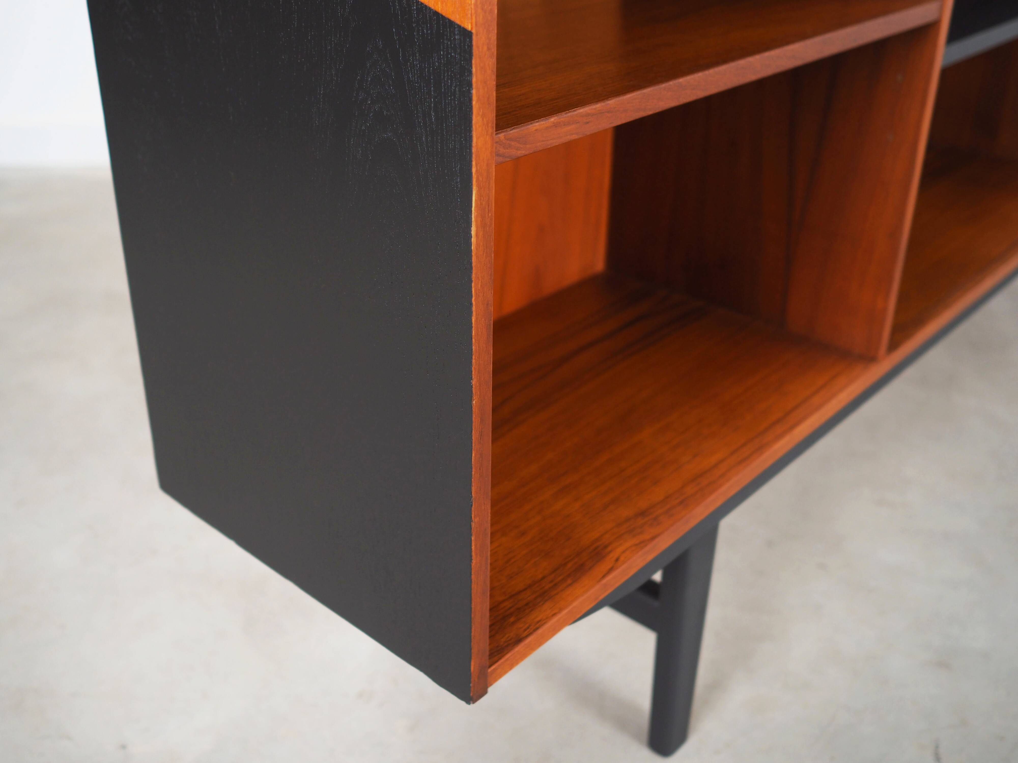 Teak bookcase, Danish design, 1970s, production: Denmark