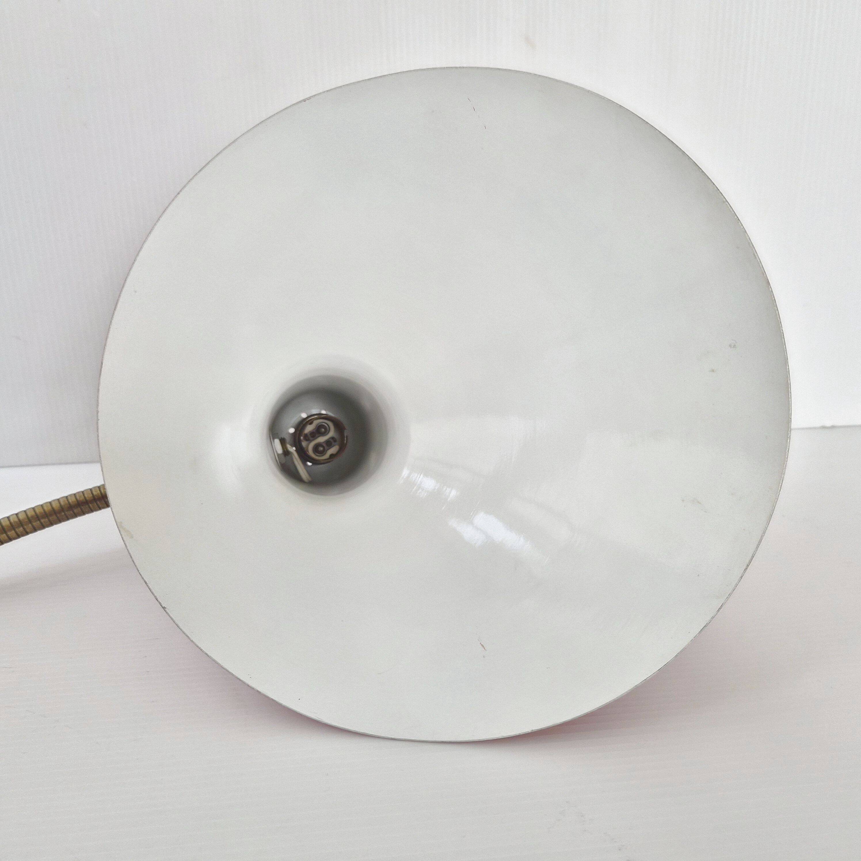 Vintage table lamp 1950 metal & brass dlg jean boris lacroix serge mouille