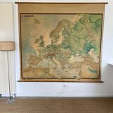 Affiche carte de l'Europe